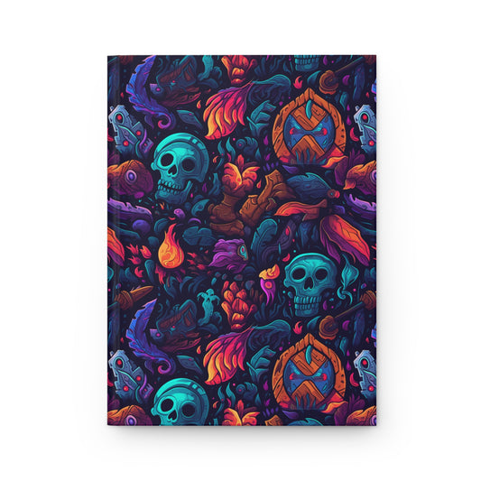 D&D Journal - Warlock | Hardcover, 75 sheets, lined pages, matte cover