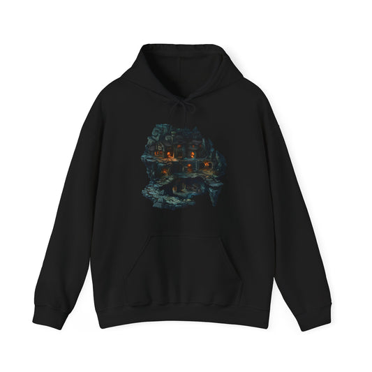 Mystic Moonlight Tavern D&D Hooded Sweatshirt - Unisex Heavy Blend™